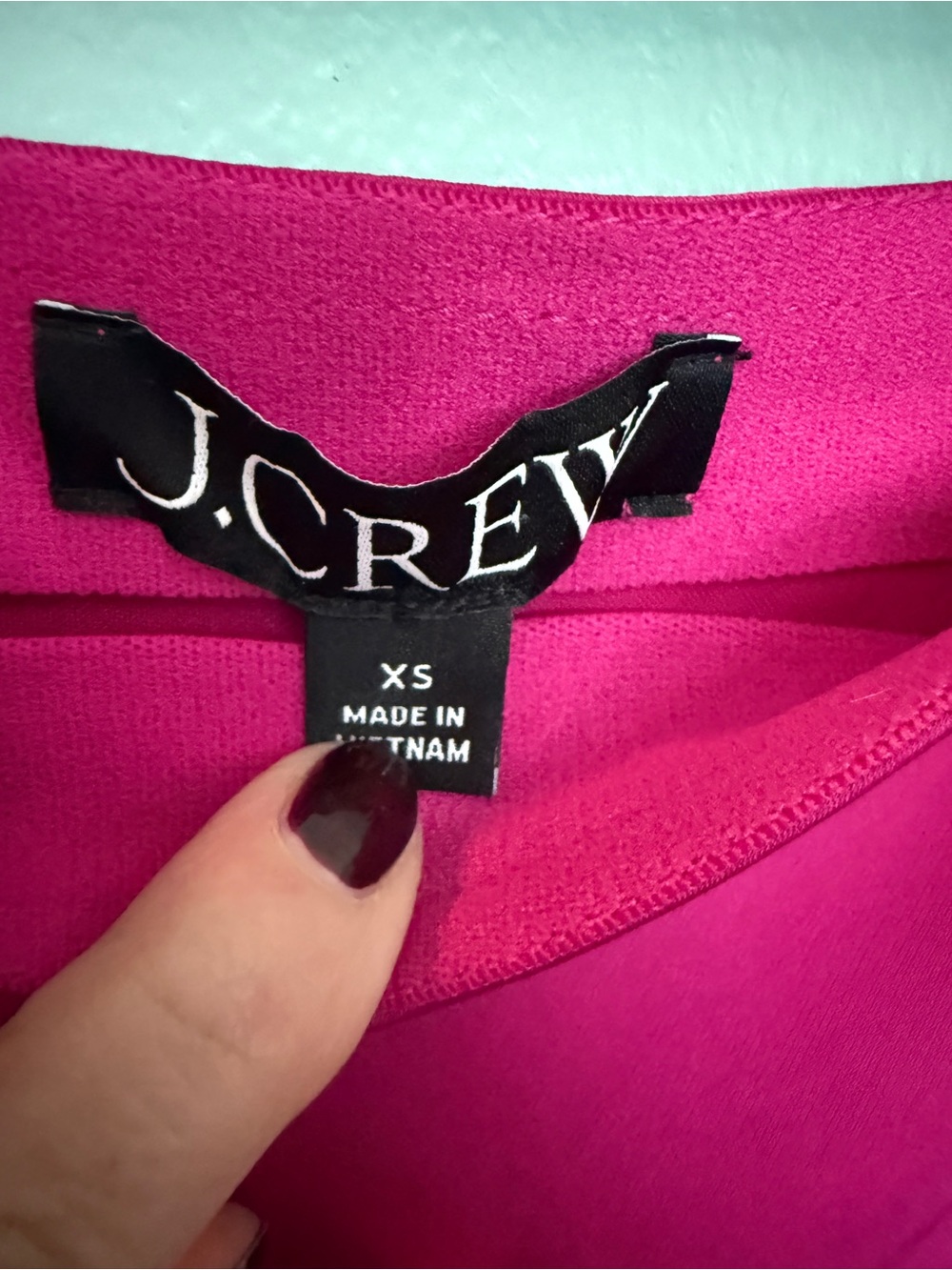 J. Crew Fuchsia Satin Midi Skirt - Picture 3 of 4